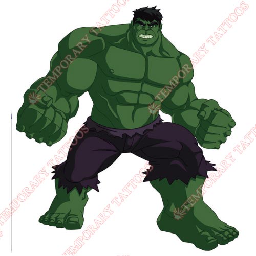 Hulk Customize Temporary Tattoos Stickers NO.173